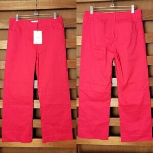 NWT A.L.C. Cherry Red Teddy Pant, Sz 6